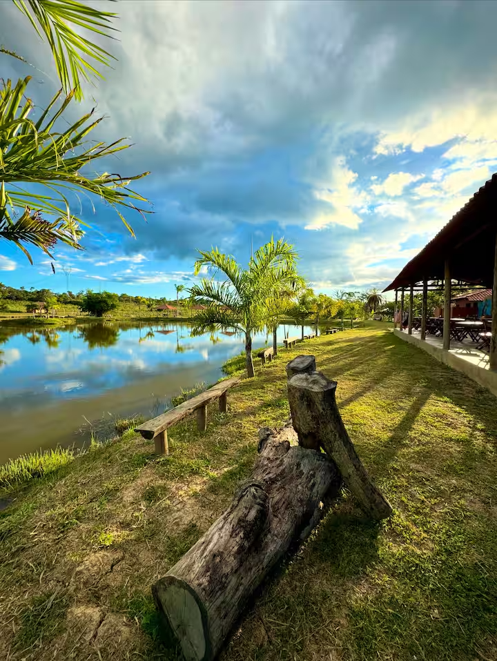 Lagos de pesca na Fazenda dos Milagres